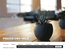 Tablet Screenshot of naturheilpraxis-held.de